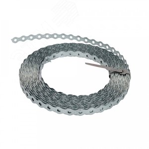 Изображение товара Лента монтажная перфорированная волна ЛМПВ 17х0,55 (25 м.) (рулон)