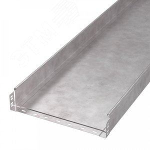 Изображение товара Лоток неперфорированный Стандарт INOX (AISI 409) 400х80х3000 (1,0 мм) (6 м/уп) (м)