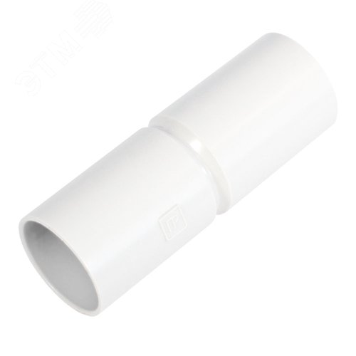 Изображение товара Патрубок-муфта белая d50 мм (12шт/144шт уп/кор) Промрукав (шт)