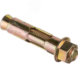 Изображение товара Анкерный болт с гайкой оцинкованный М10/12х100 (10 шт/уп) (шт)