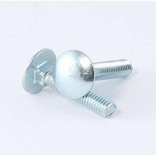 Изображение товара Винт с полукруглой головкой и квадратным подголовником М6х16 (DIN603) Промрукав (шт)