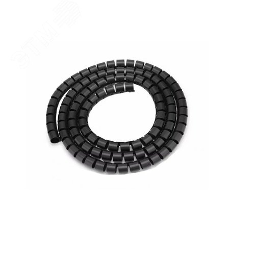 Изображение товара Защитная пластиковая спираль 110 мм (15 м/уп) черная (м)