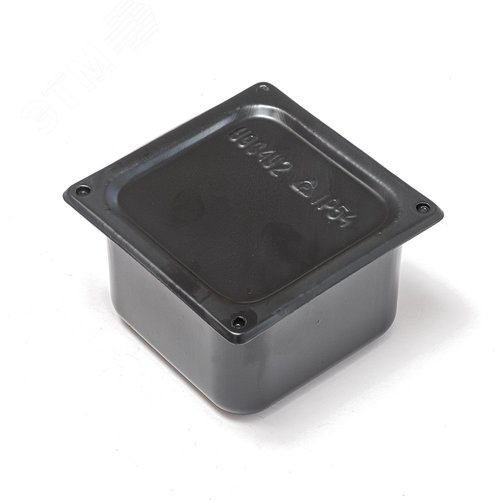 Изображение товара Коробка протяжная металлическая У-994 IP54 грунтованная с уплотнителем 110х110х80 мм (шт)