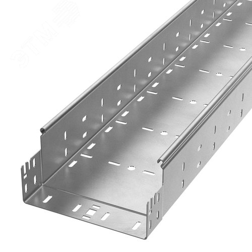 Изображение товара Лоток перфорированный Профи INOX (AISI 304) 200х100x6000 (1,5 мм) (12 м/уп) (м)