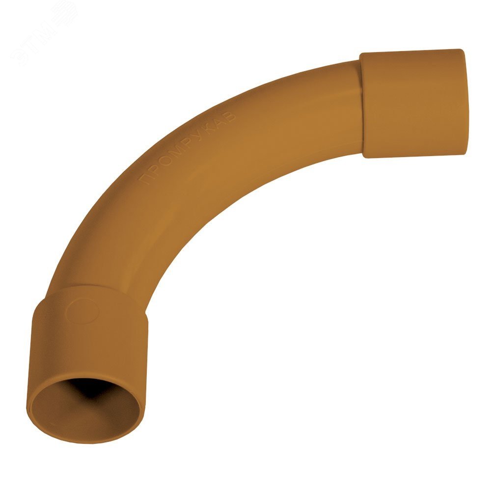 Изображение товара Соединитель угловой бук д25 90 градусов для пластиковых труб промрукав