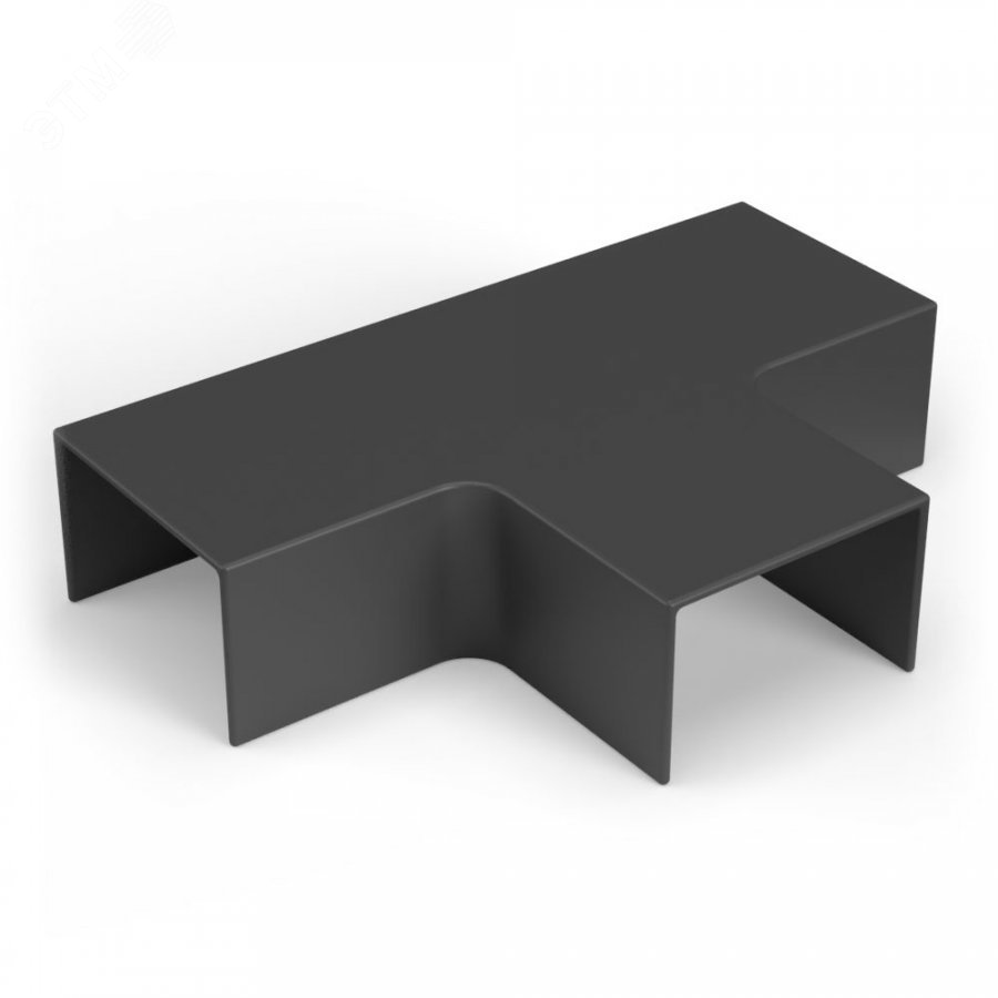 Изображение товара Т-образный угол 40х25 черный (4 шт/комп) (шт)