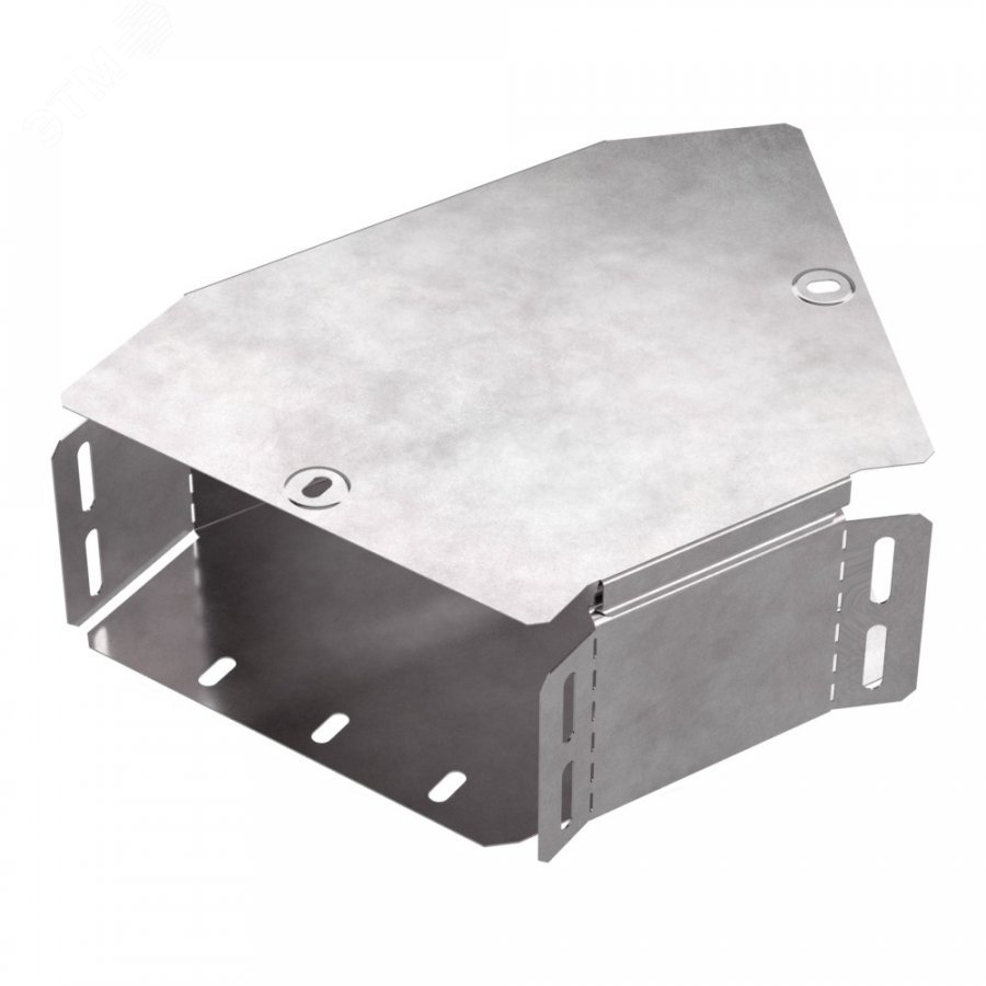 Изображение товара Угол горизонтальный 45 градусов с крышкой для кабельных линий Россия