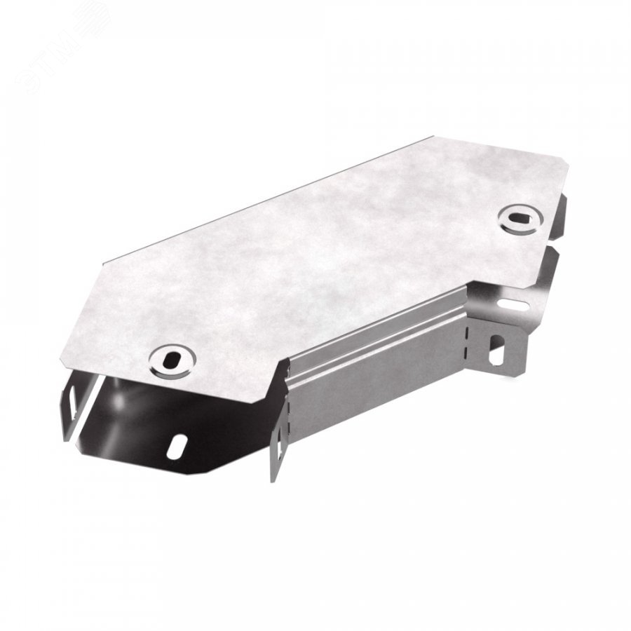 Изображение товара Угол горизонтальный 90 градусов с крышкой стандарт 100х50 сталь сендзимира РФ