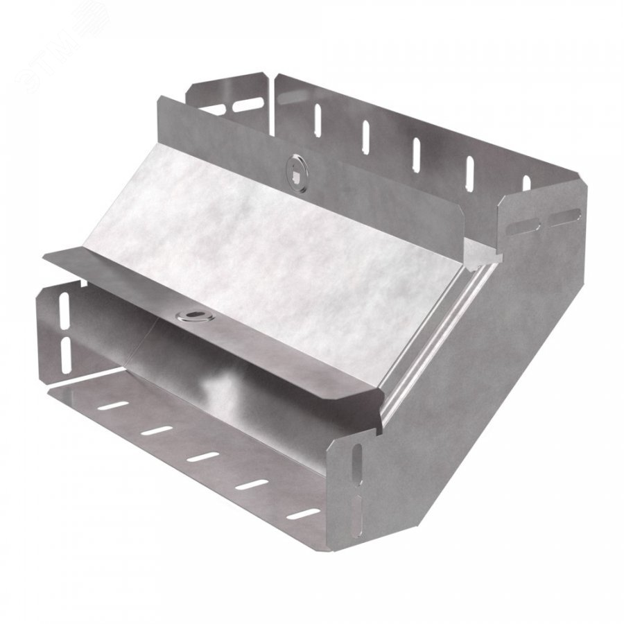 Изображение товара Угол вертикальный внутренний 90 градусов с крышкой Стандарт 300х80 для кабельных лотков