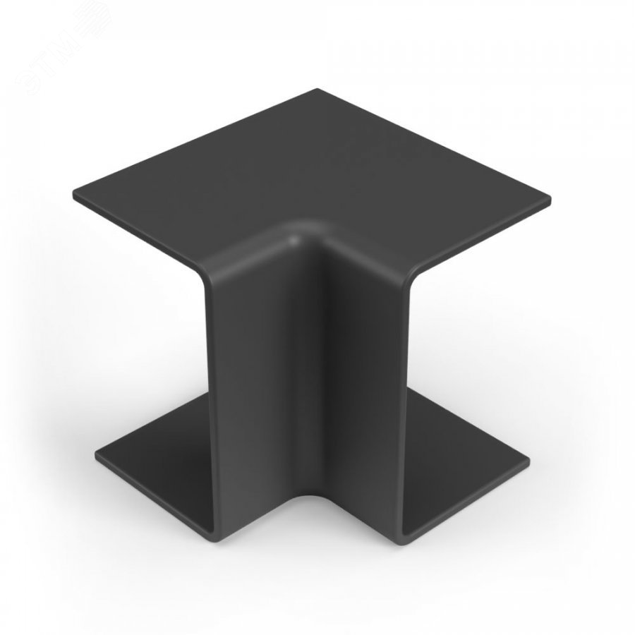 Изображение товара Угол внутренний 15х10 черный (4 шт/комп) (шт)