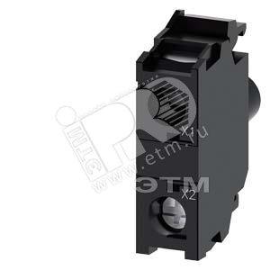 Изображение товара Модуль подсветки светодиод 24V AC/DC синий для промышленного монтажа