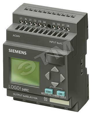 Логический модуль LOGO!230RCE с дисплеем питание/вход/выход: 115в/230в/реле 8 DI/4 DO 6ED1052-1FB00-0BA7 SIEMENS