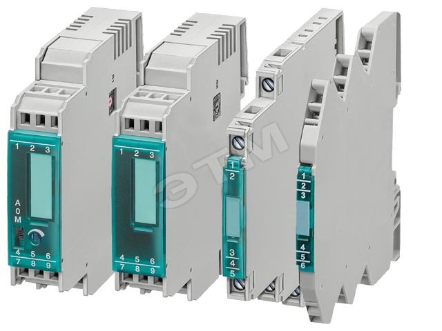 ИНТЕРФЕЙС CONVERTER AC/DC 24 V, 3WAY SEPARATION ON: 0 TO 20 MA OFF: 0 TO 10 V CAGE CLAMP 3RS1702-2AE00 SIEMENS - превью 2