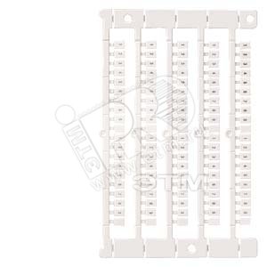 Изображение товара Маркировка 200 пластин 5х7мм шрифт 2мм горизонтальная цифры 401...800 (шт)