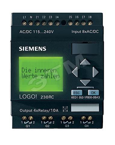 Модуль ввода-вывода дискретных сигналов  LOGO! DM8 230R питание 115/230в постоянный/переменный ток 6ED1055-1FB00-0BA1 SIEMENS