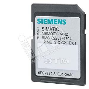 SIMATIC S7 Карта памяти для S7-1X00 CPU/SINAMICS 3.3В NFLASH 24Мб 6ES7954-8LF02-0AA0 SIEMENS