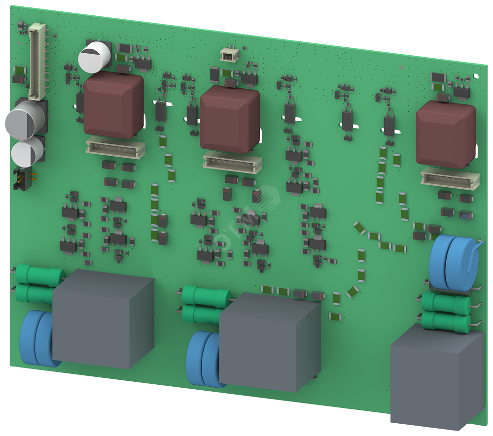 Плата расширения интерфейсов штиль. E157925 94v-0. Siemens PCB Card 462008.1926.03. Типоразмер 4/3a.