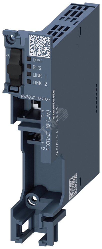 Модуль коммуникационный PROFINET High-Feature со встроенным переключателем 3RW5950-0CH00 SIEMENS - превью 2