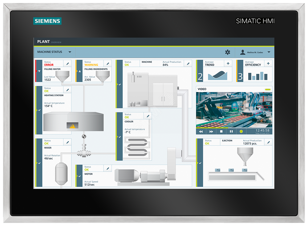 SIMATIC HMI TP700 Comfort 6AV2124-0GC01-0AX0 6AV2 124-0GC01-0AX0 Панели оператор