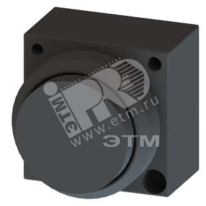 22MM PLASTIC ROUND ACTUATOR: PUSHBUTTON WITH RAISED BUTTON Z=WITHOUT HOLDER BLACK