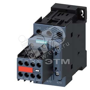 Контактор 3п AC-3 15KW/400V 2NO+2NC 24V DC варистор типоразмер S0 ...