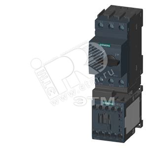 Сборка фидерная прямого пуска беспредохранительная AC 400V типоразмер S00 0.28-0.4A AC 230V винтовые клеммы монтаж на DIN-рейку тип координации 2 1НО (контактор)