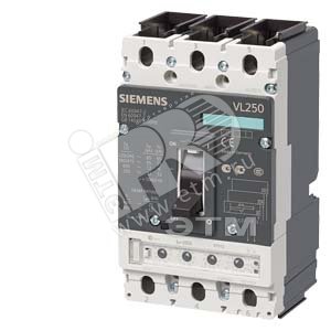 Выключатель автоматический трехполюсный VL250L 200А 100кА/415V AC защита линий расцепитель ETU10