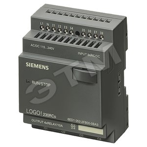 LOGO! 230RCO Логический модуль без дисплея напряжение питания/входы/выходы: 230В/230В 6ED1052-2FB00-0BA6 SIEMENS