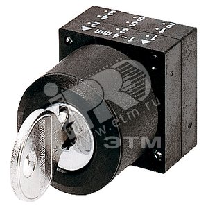 22MM PLASTIC ROUND ACTUATOR: RONIS KEY-OPER.SWITCH W.2 KEYS 3 SWITCH POSITIONS I-O-II MOMENTARY CONTACT TYPE LOCK NO SB 30, REMOVAL POS. O Z=WITHOUT HOLDER