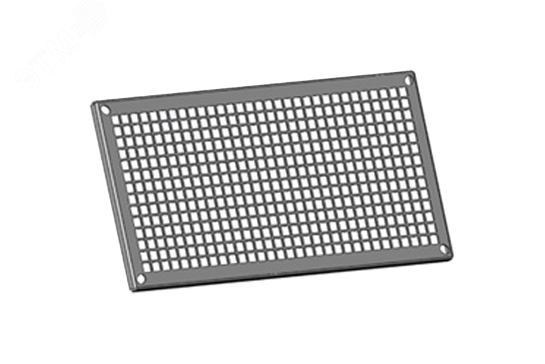 Изображение товара Решетка защитная для прямоугольных каналов БСР 500/300  оцинкованная, белая