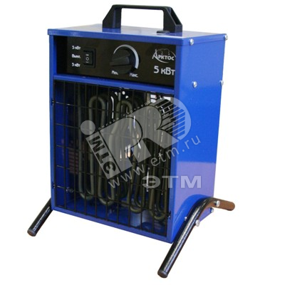 Изображение товара Тепловентилятор электрический ТЭВ 5 кВт 220В для обогрева помещений