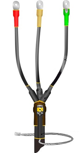 Муфта кабельная концевая 1ПКВ(Н)ТпбН-3х(150-240) с наконечниками болтовыми