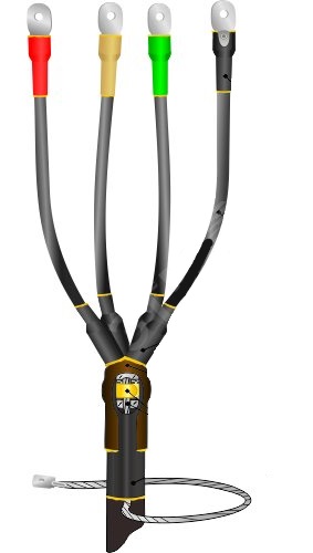 Муфта кабельная концевая 1ПКВ(Н)ТпбН-4х(150-240) с наконечниками болтовыми