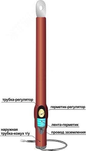 Изображение товара Муфта кабельная концевая 10ПКВтОН-1х(35-50) с наконечником болтовым (шт)