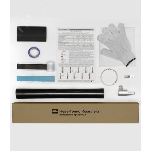 Муфта кабельная концевая 10ПКВтОН-1х(35-50) с наконечником болтовым - фото 2