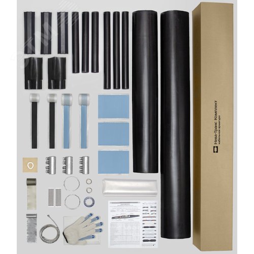 Муфта кабельная соединительная 10СТп(тк)-3х(35-50) с соединителями болтовыми - фото 2