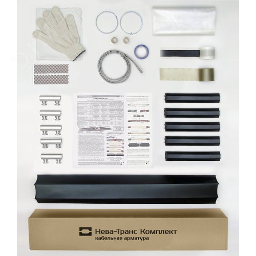 Муфта кабельная соединительная 1ПСТб(тк)-5х(16-25) с соединителями болтовыми - фото 2