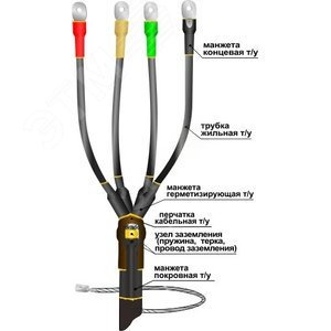 Муфта кабельная концевая 1ПКВ(Н)Тпбнг-LS-4х(150-240)без наконечников