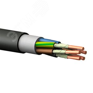 Кабель силовой ВВГнг(A)-FRLS 5х2.5ок(N.РЕ)-1 ТРТС - фото 1
