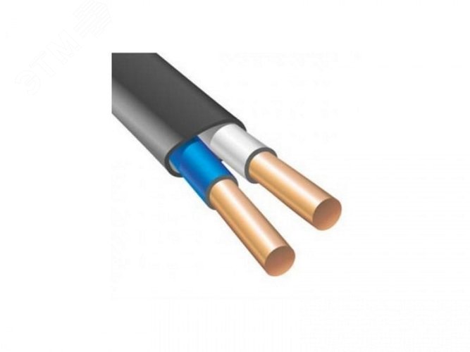 Кабель силовой ВВГ-Пнг(А)-LS  2х1.5ок(N)-0.66 ТРТС