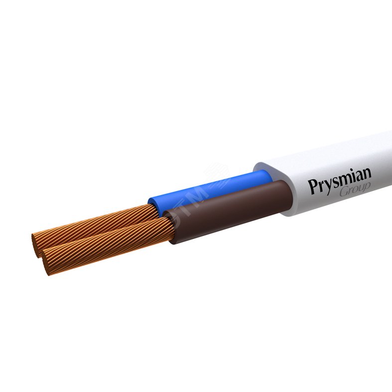 Провод ШВВП 2х0.75 белый(20м) РЭК/Prysmian - купить в Москве и РФ по ...