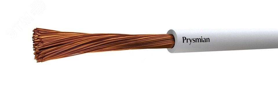 Провод ПУГВ 1х0.5 белый многопроволочный РЭК/Prysmian - купить в Москве ...