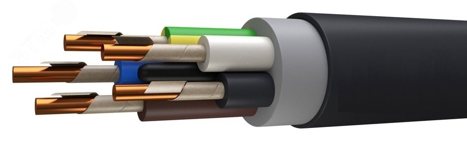Кабель силовой ВВГнг(А)-FRLS 5х10-1 РЭК/Prysmian - купить в Москве и РФ ...