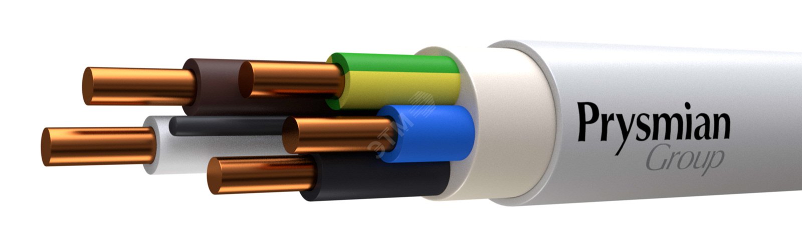 Кабель силовой NYM-J 5х2.5 РЭК/Prysmian купить цена