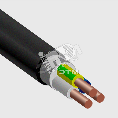 Кабель ВВГнг-LS 3х6 РЭК/Prysmian - купить в Москве и РФ по цене 90.83 ...