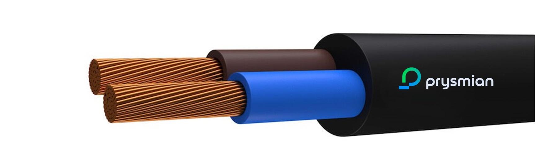 Провод ПВС 2х1 чёрный бухта 100м