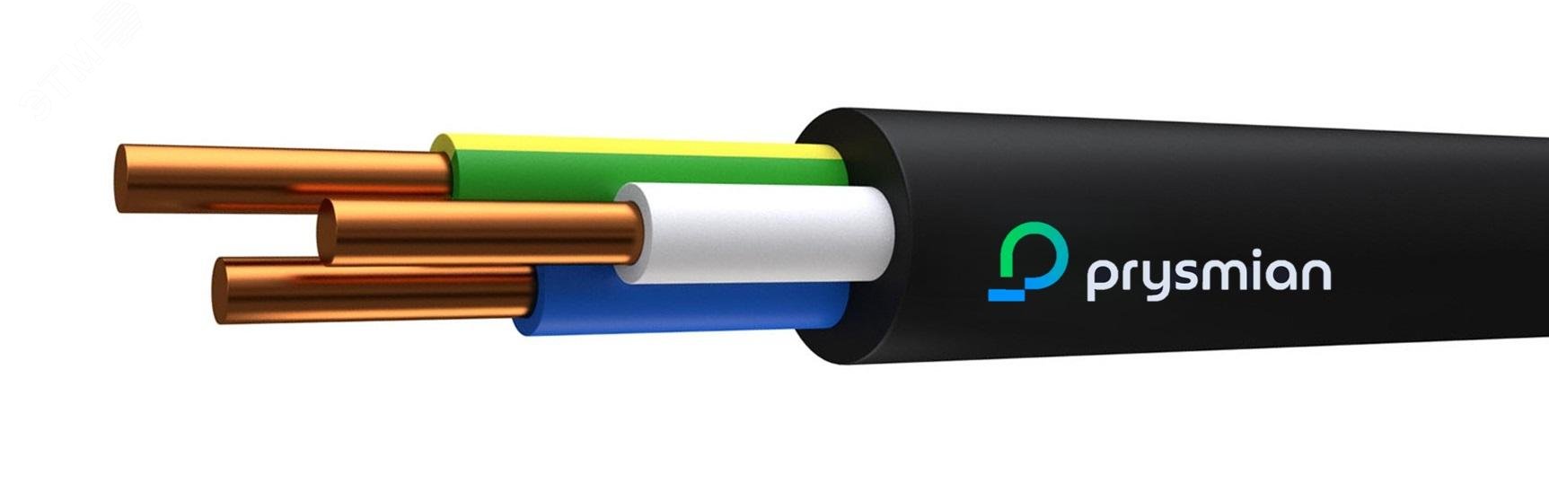 Изображение товара Кабель ВВГнг(А)-LS 4x2.5 мощный силовой кабель для стационарной прокладки