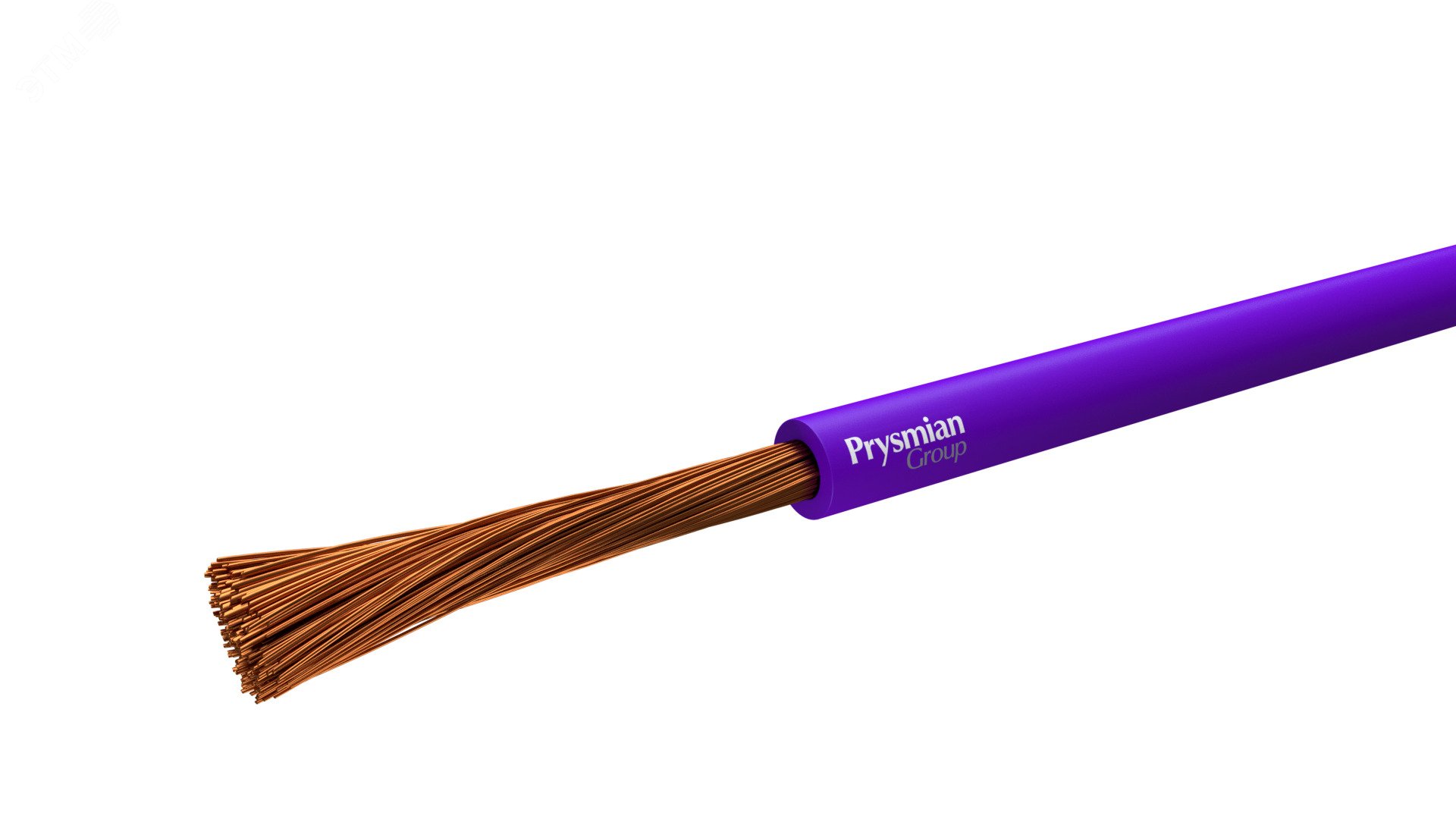 Провод силовой ПуГВнг(А)-LS 1х0,5 фиолетовый РЭК/Prysmian