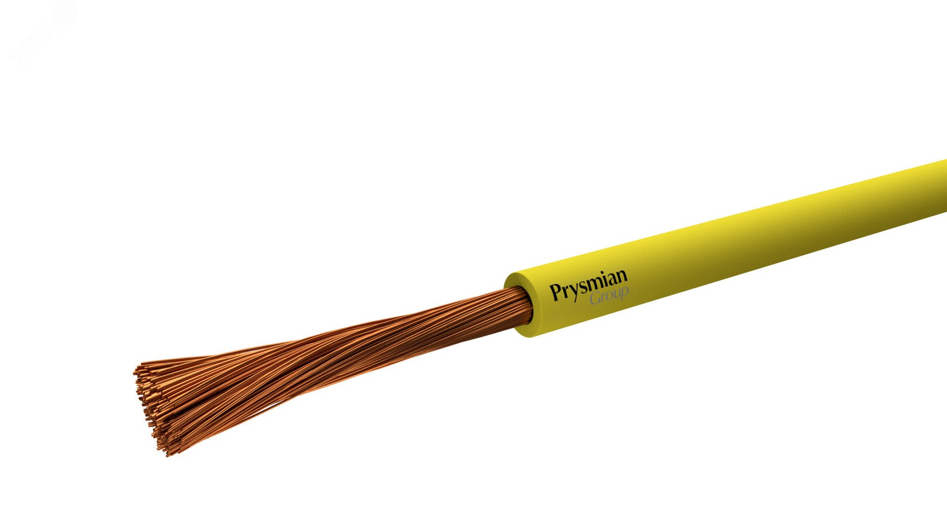 Провод силовой ПуГВнг(А)-LS 1х0,5 желтый РЭК/Prysmian