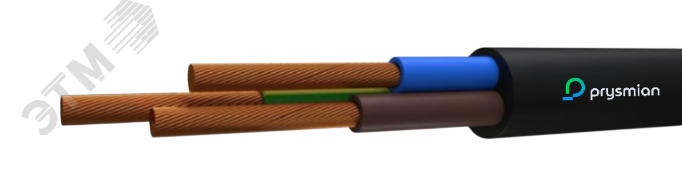 Изображение товара Провод ПВСнг(А)-LS 3х4 черный 0,38/0,66 кВ 100м